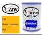 Preview: Fiat, Giallo Cadmium, 006: 500ml Lackdose, von ATW Autoteile West.